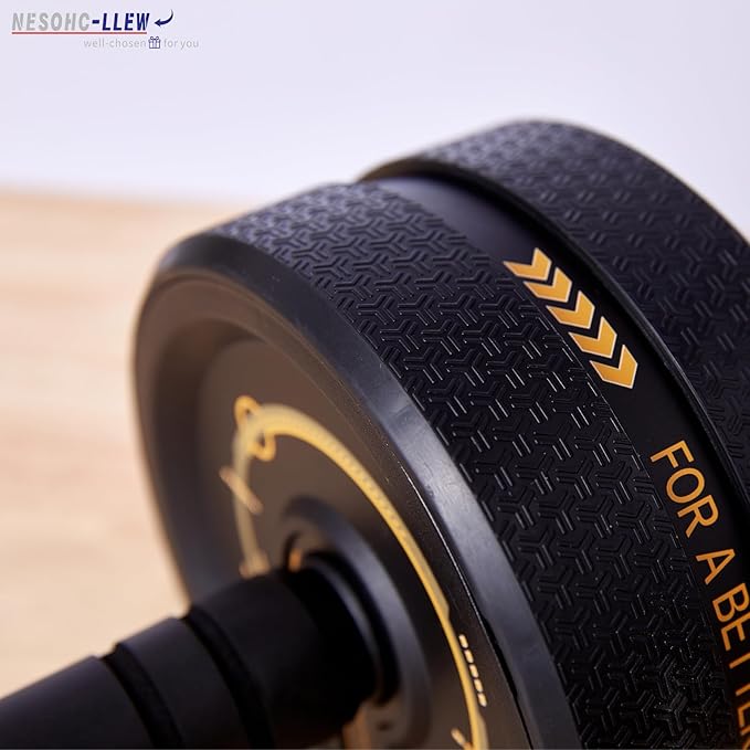 Upgraded Ab Roller Wheel. Abdominal Training Roller for Men/Women, Abdominal Wheels Widened to 3.4