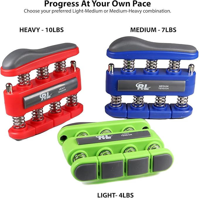 Finger Strengthener Grip, Finger Exerciser & Hand Strengthener, Workout Equipment for Musician