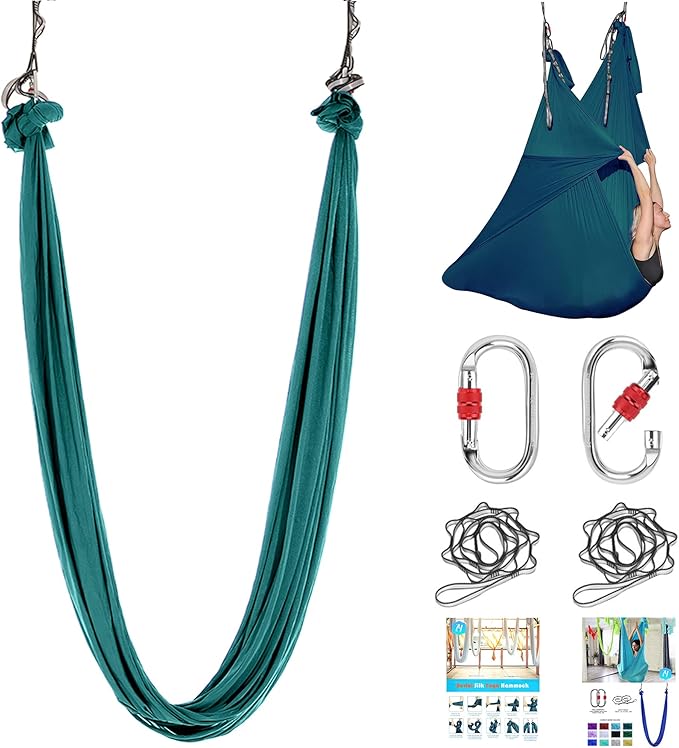 5.5 Yards Aerial Silk Swing Outdoor Hammock Aerial Yoga Swing For Adults,Aerial Yoga Hammocks for
