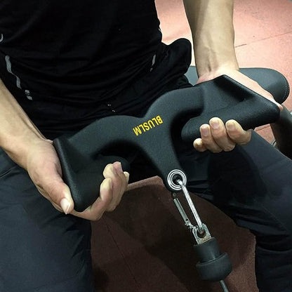 LAT Pull Down Bar for Cable Machine, LAT Pulldown Attachments T Bar V Bar Cable Attachment, Back