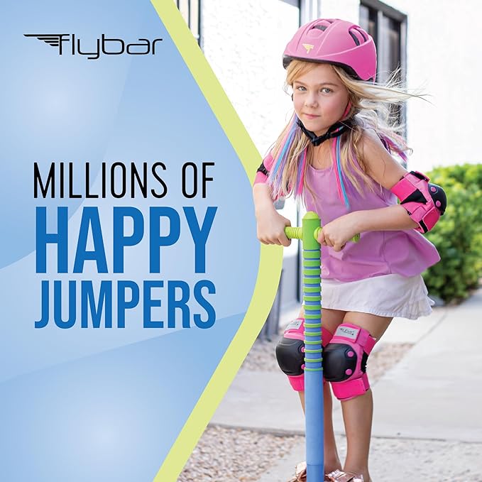 Flybar Maverick 2.0 Foam Pogo Stick for Kids Ages 5 and Up, 40 to 80 Pounds - Outdoor Toy for Boys