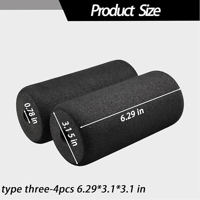 Foot Foam Roller Pad(6.29 * 3.1 * 3.1 in), Inversion Table Parts, Foam for Inversion Table, Workout