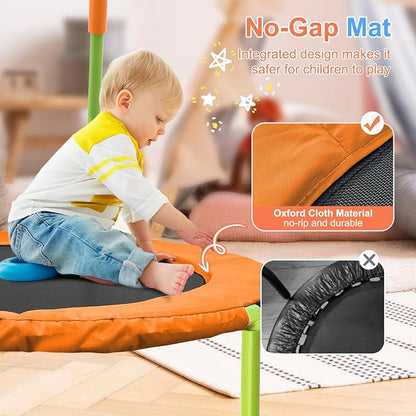 Ativafit 36inch Mini Toddler Trampoline for Kids Ages 2-6 Indoor Outdoor Folding Small Rebounder