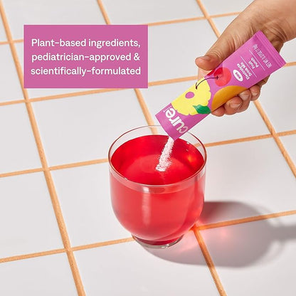 Cure Hydration - Kids Electrolyte Drink Mix | Plant-Based Pediatrician Formulated Rehydration | No