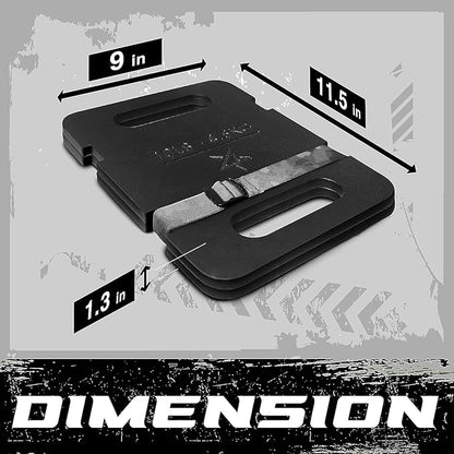 Yes4All Adjustable Ruck Weight with Straps for Rucking, Swings, Squat & Strength Training