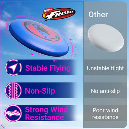 Wham-O Frisbee Heavyweight 200g, 11 Inch Flying Disc, Long Distance, Durable and Stable Sports Disc