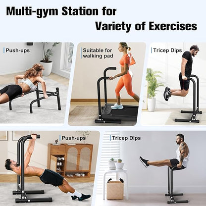 RELIFE REBUILD YOUR LIFE Dip Station Functional Heavy Duty Dip Stands Fitness Workout Dip bar