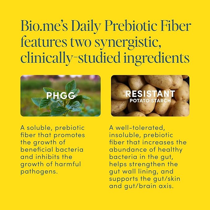 Daily Prebiotic Fiber Lemonade with Electrolytes - 7g Per Serving - Soluble Fiber Supplement Powder