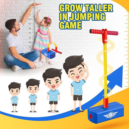 CUUGO LET'S GO! CG Jumping Promotes Growing Taller- Pogo Stick Foam Pogo Jumper for Kids, Toys for