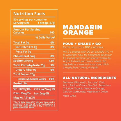 Tailwind Nutrition Endurance Fuel, Carbohydrate & Electrolyte Sports Drink Mix Powder, Gluten-Free