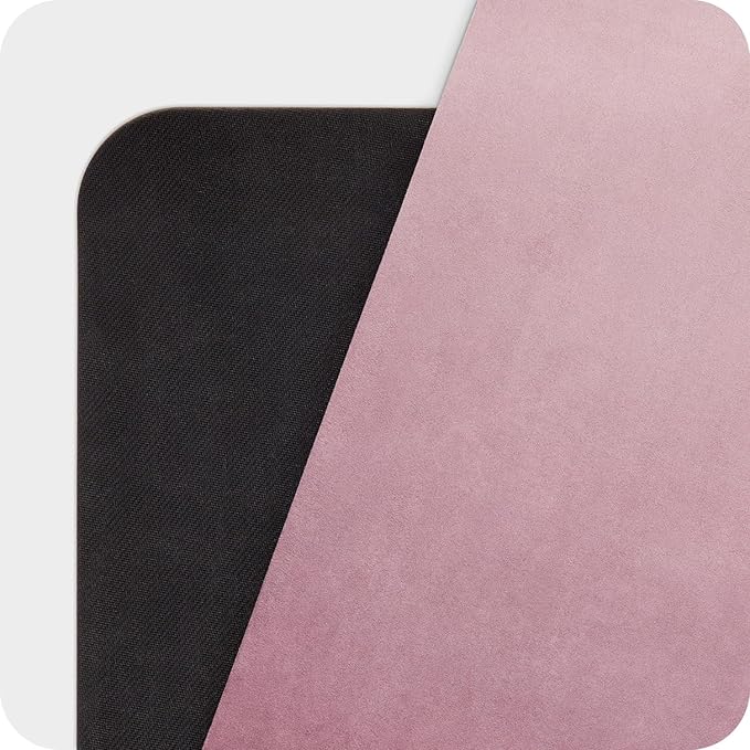 4mm Cushioned Exercise Mat for Yoga & Pilates - Anti Slip, Polyurethane with Suede Top & Carrying