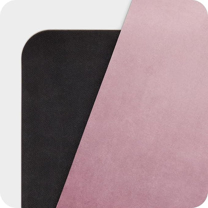 4mm Cushioned Exercise Mat for Yoga & Pilates - Anti Slip, Polyurethane with Suede Top & Carrying
