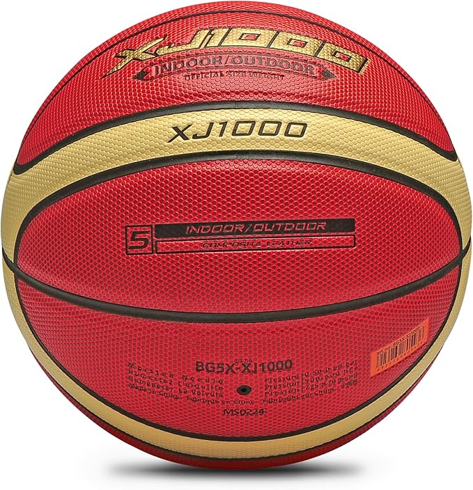 Training Soft Touch Rubber and Faux Leather Fighting Basketball, High Bounce Indoor Outdoor