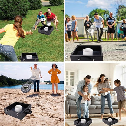 GSE Games & Sports Expert Premium Wood Washer Toss Game Set with 8 Washers with Bottle Opener for