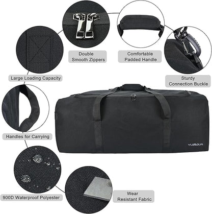 Large Duffle Bag for Travel, 100L Travel Bags for Men Extra Large Duffel Bag Water & Tear Resistant