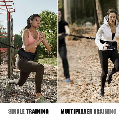 Pseudois Resistance Bungee Band, Running Training Bungee Workout Band, Speed Strength, Basketball