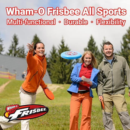 Wham-O Frisbee All Sport Flying Disc 140g, 9.85 Inch, Durable Sports Disc with Non-Slip Grip for