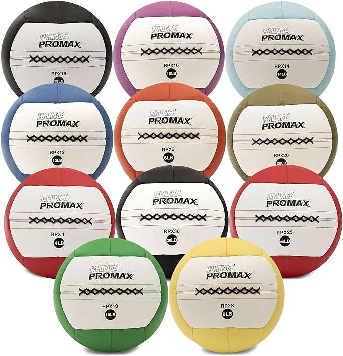 Champion Sports RPX16 Rhino Promax Slam Balls, 16 lb, Soft Shell with Non-Slip Grip, Medicine Wall