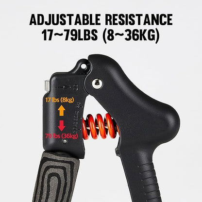 GD Grip Strength Trainer (Premium Adjustable Grip Strengthener for Forearm Training) Wrist and