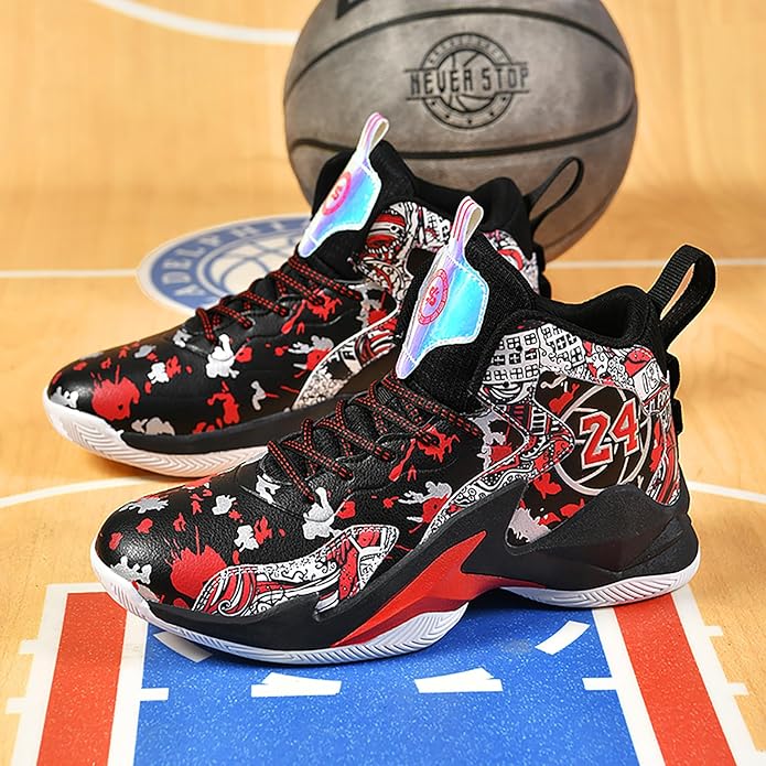 Boys Basketball Shoes Breathable Indoor Athletic Shoes Youth Outdoor Fashion Sneakers Comfortable