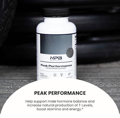 Nature's Pure Blend Peak Performance ??Testosterone Supplement for Men with D-Aspartic Acid