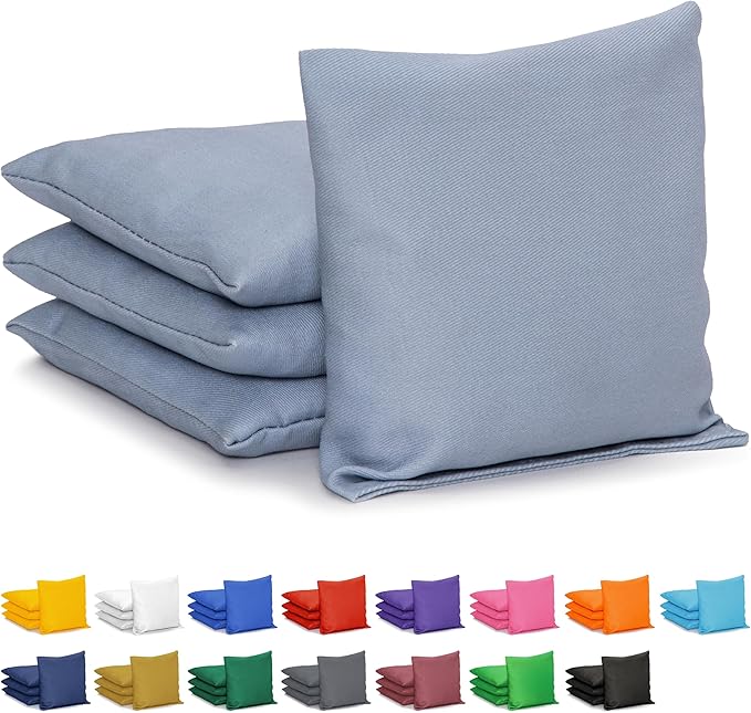 GoSports Classic Cornhole Bean Bags Set of 4-16 Colors Available - Regulation All Weather, Mix and