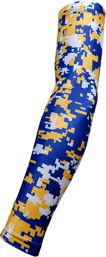 Youth & Adult Sizes Moisture Wicking Compression Arm Sleeve (1 Sleeve) (Over 100 Colors Available