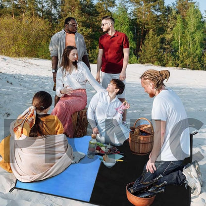 Frelaxy Pocket Picnic Blanket, Waterproof Sandproof Beach Mat, Compact Camping Tarp for Festivals