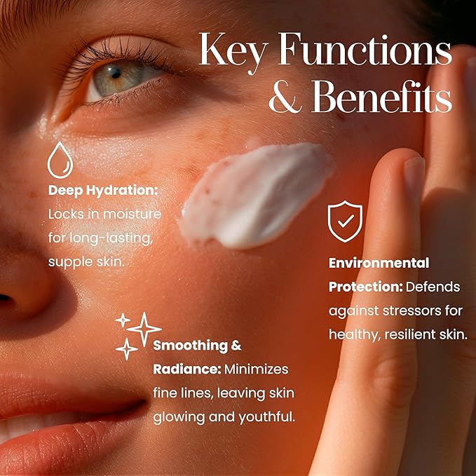 Hylunia Triple Defense Day Lotion | Age-Defying Moisturizer | Vitamin C, Turmeric & Titanium