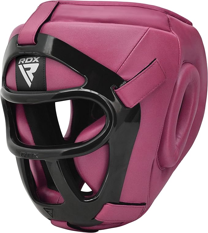 RDX Boxing Headgear MMA Muay Thai, Removable Face Grill, Head Gear for Sparring Grappling Martial