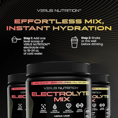 Electrolytes Powder No Sugar- Zero Calorie Hydration Powder | Sugar Free Electrolytes for Fasting