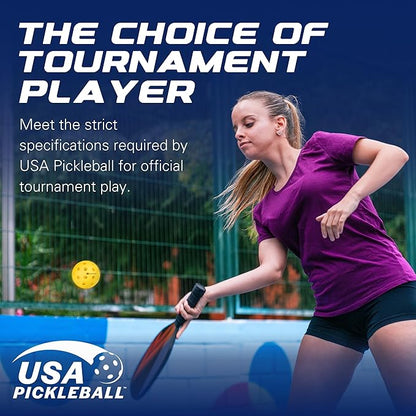 EP American Outdoor Pickleballs USAPA Approved | Made in USA with Durable Design |