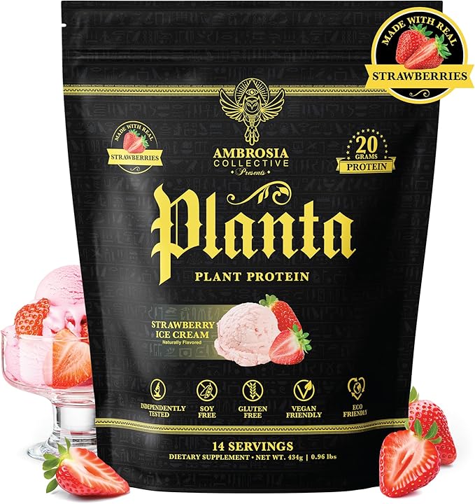 Ambrosia Planta - Premium Plant-Based Protein | Vegan & Keto Friendly | Gourmet Flavors with No