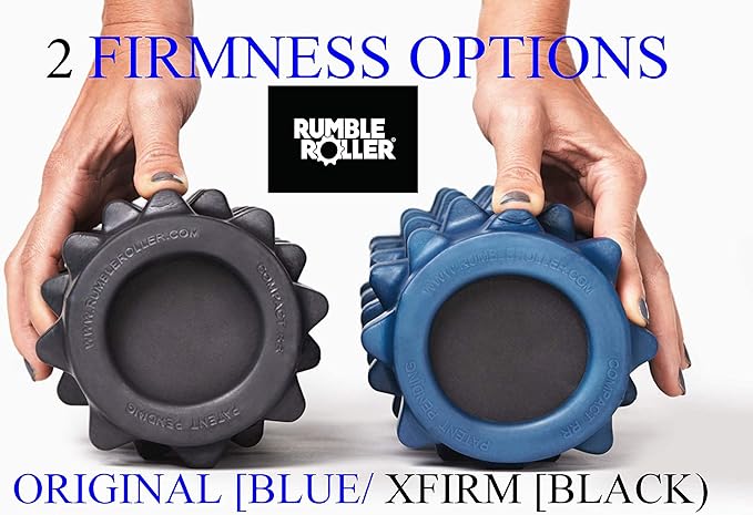 RumbleRoller Original Textured Foam Roller - Deep Tissue, Self Myofacial Release Massage Therapy