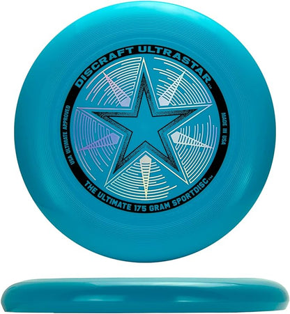 Discraft Ultrastar Neon 5-Pack | Premium Ultimate Discs - Neon Pink, Yellow, Cobalt Blue, Green