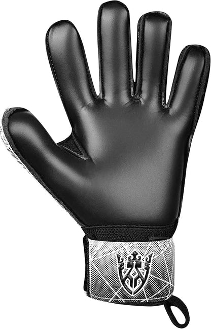 Soccer Goalie Goalkeeper Gloves for Kids Boys Youth & Adult,Latex Strong Grip Palms with Removable