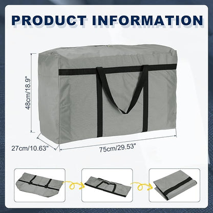 Extra Large Duffle Bag, 30 x 19 x 11 in Travel Big Duffle Bag with Zipper Handle Storage Foldable