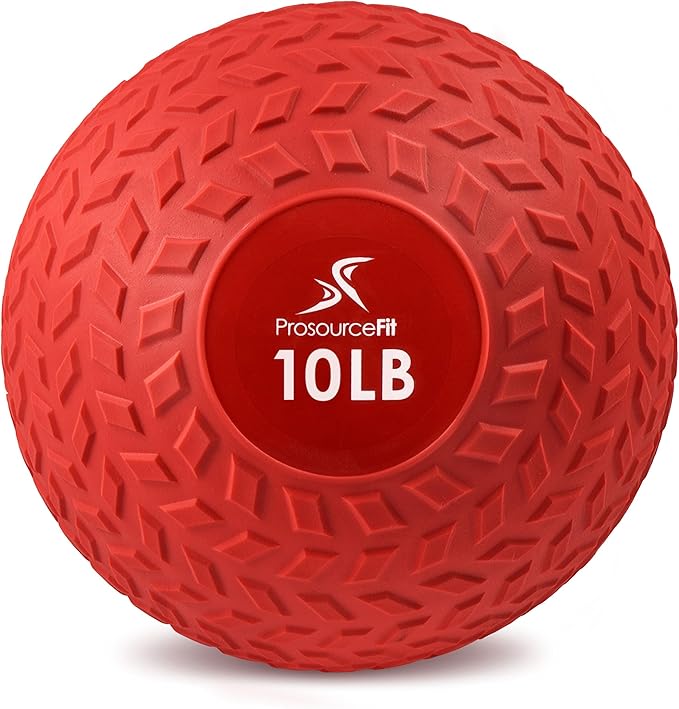 ProsourceFit Slam Medicine Balls 5, 10, 15, 20, 25, 30, 50lbs Smooth and Tread Textured Grip Dead