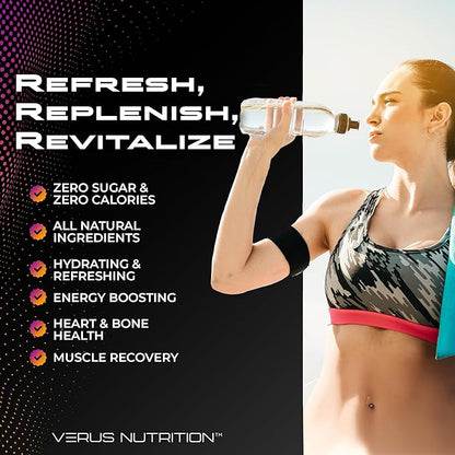 Electrolytes Hydration Sticks No Sugar - Zero Calorie Variety Pack | Sugar Free Electrolytes for