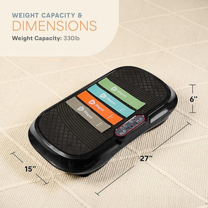 Lifepro Waver Vibration Plate Exercise Machine for Lymphatic Drainage, Muscle Activation, Full-Body
