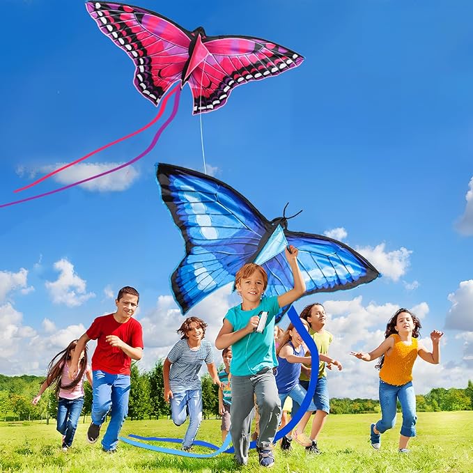 TOY Life Kites for Kids Ages 4-8 8-12, Large Butterfly Kites for Adults and Toddlers Age 3-5