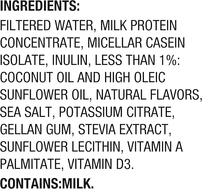 Oikos Protein Shake, Salted Caramel, 30g High Protein Drinks, Shelf Stable, Ready to Drink, 5g