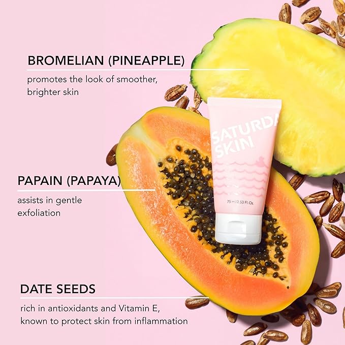 Saturday Skin Rub-A-Dub Refining Peel Gel Facial Cleansing Gels, Facial Polishes Washes with
