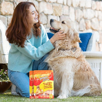 Jungle Calling Chicken & Sweet Potato Dog Treats ??Gluten-Free, Grain-Free, High-Protein Natural