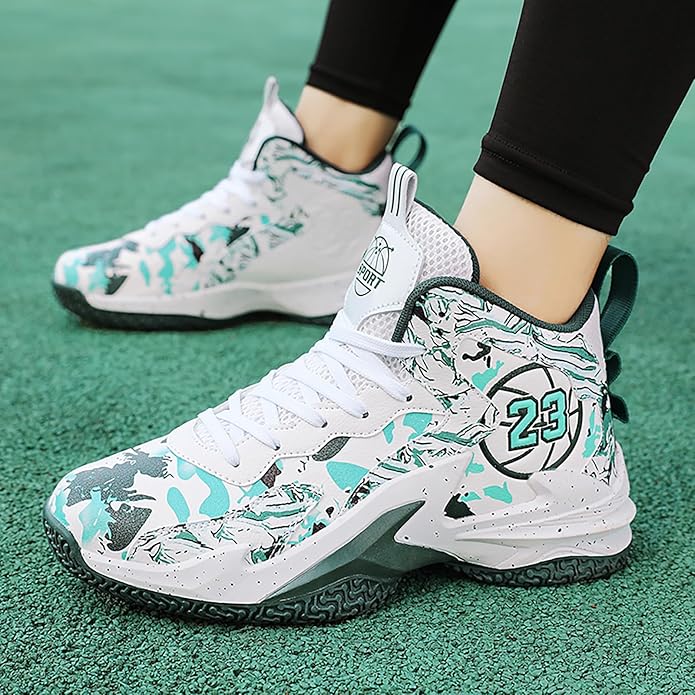 Boys Basketball Shoes Breathable Indoor Athletic Shoes Youth Outdoor Fashion Sneakers Comfortable