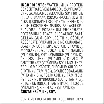 Atkins Chocolate Banana Protein Shake, 15g Protein, Low Glycemic, 4g Net Carb, 2g Sugar, Keto