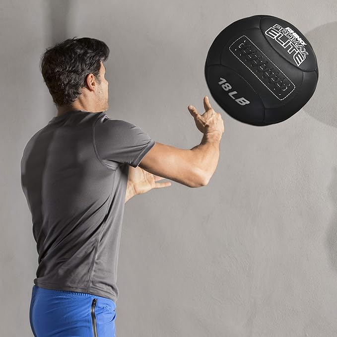 Champion Sports Rhino Promax Elite Slam Ball – Soft Shell, Non-Slip Grip, Multiple Weights