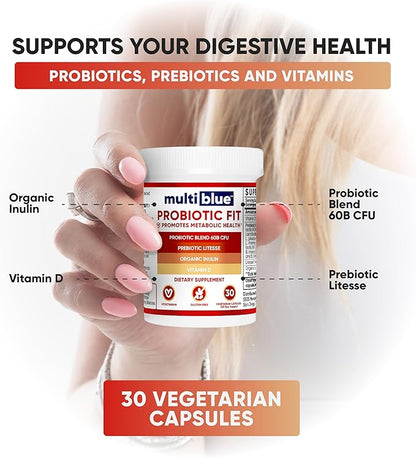 Probiotic Fit for Men & Women, Bifidobacterium Lactis B-420, Digestive & Gut Health, 60 Billion