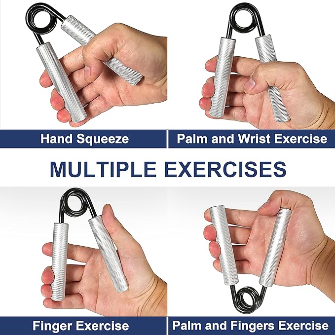 FLYFE Grip Strength Trainer, Hand Grip Strengthener, Forearm Strengthening Devices Metal Hand