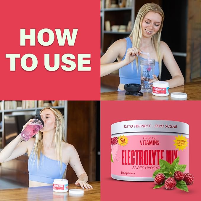 Dr. Price’s Electrolyte Mix | Sugar-Free Hydration Powder with 72+ Trace Minerals | No Sugar